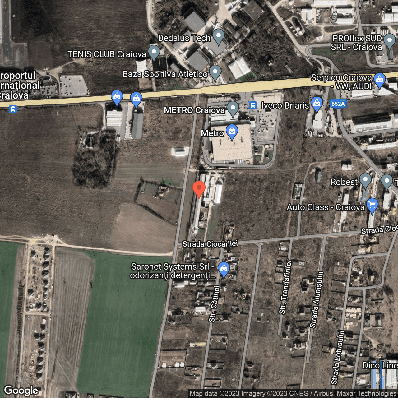 Poza harta hybrid, zoom 16, adresa Carcea, strada Ciocarliei nr. 4, , judetul