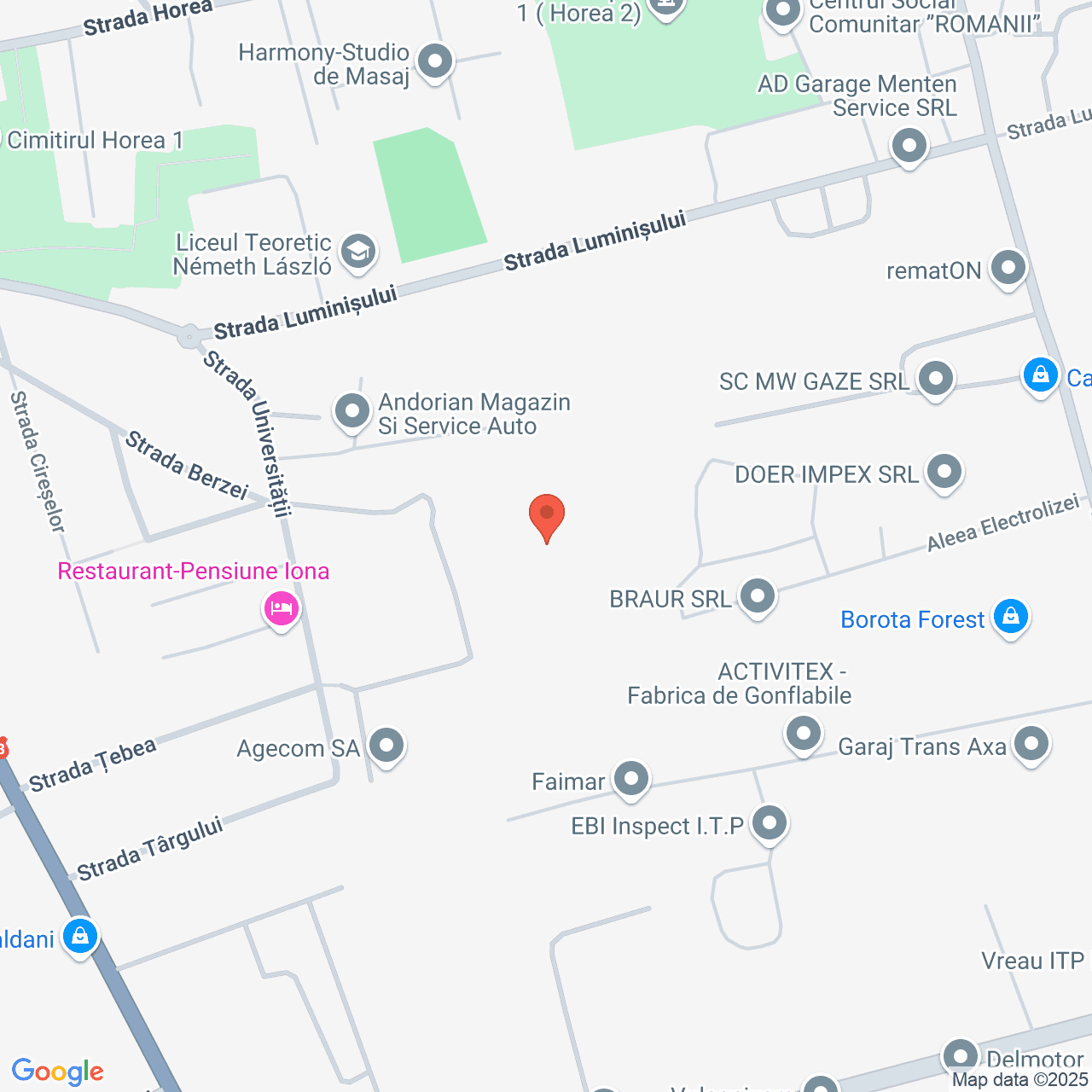 Poza harta streetview, zoom 16, adresa strada Universității, Baia Mare, , judetul