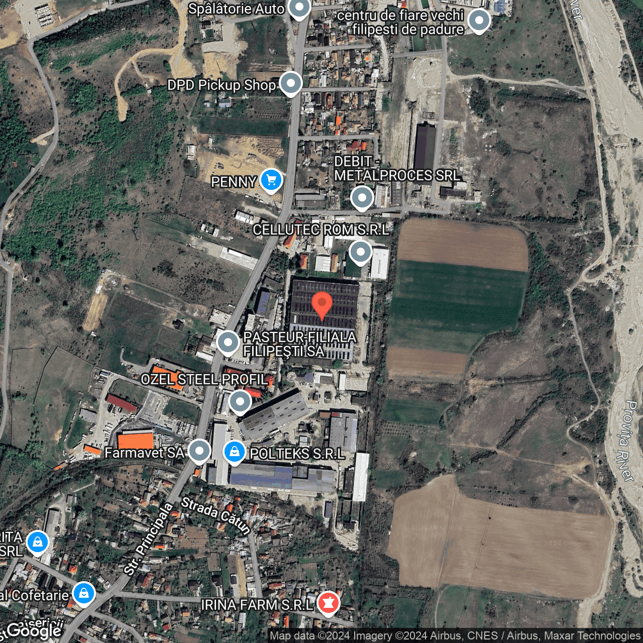 Poza harta hybrid, zoom 16, adresa Filipestii de Padure Prahova, , judetul