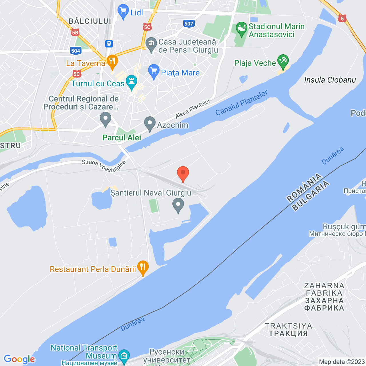 Poza harta streetview, zoom 14, adresa Giurgiu, , judetul