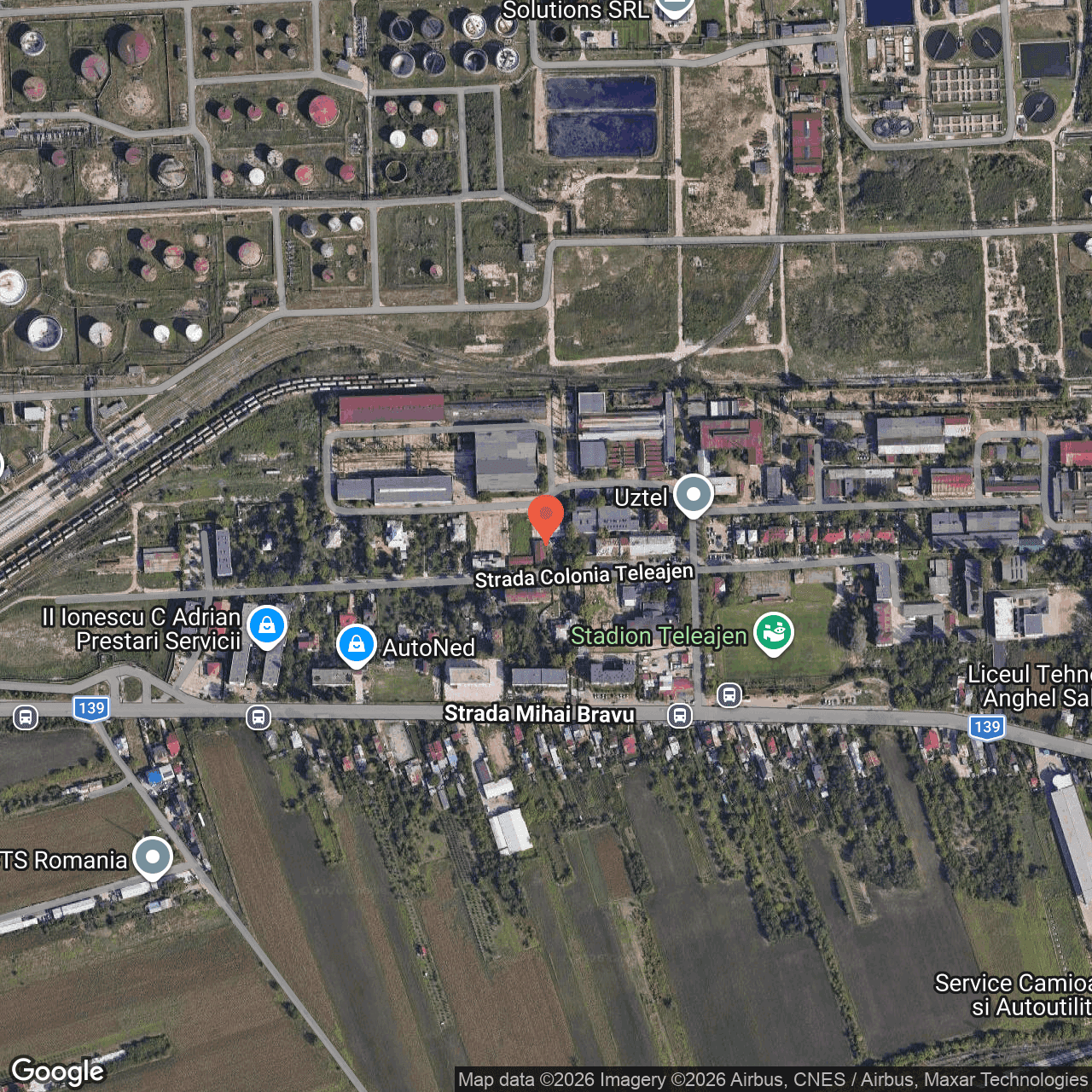 Poza harta hybrid, zoom 16, adresa Ploiesti, Str. Mihai Bravu, Nr. 243, , judetul