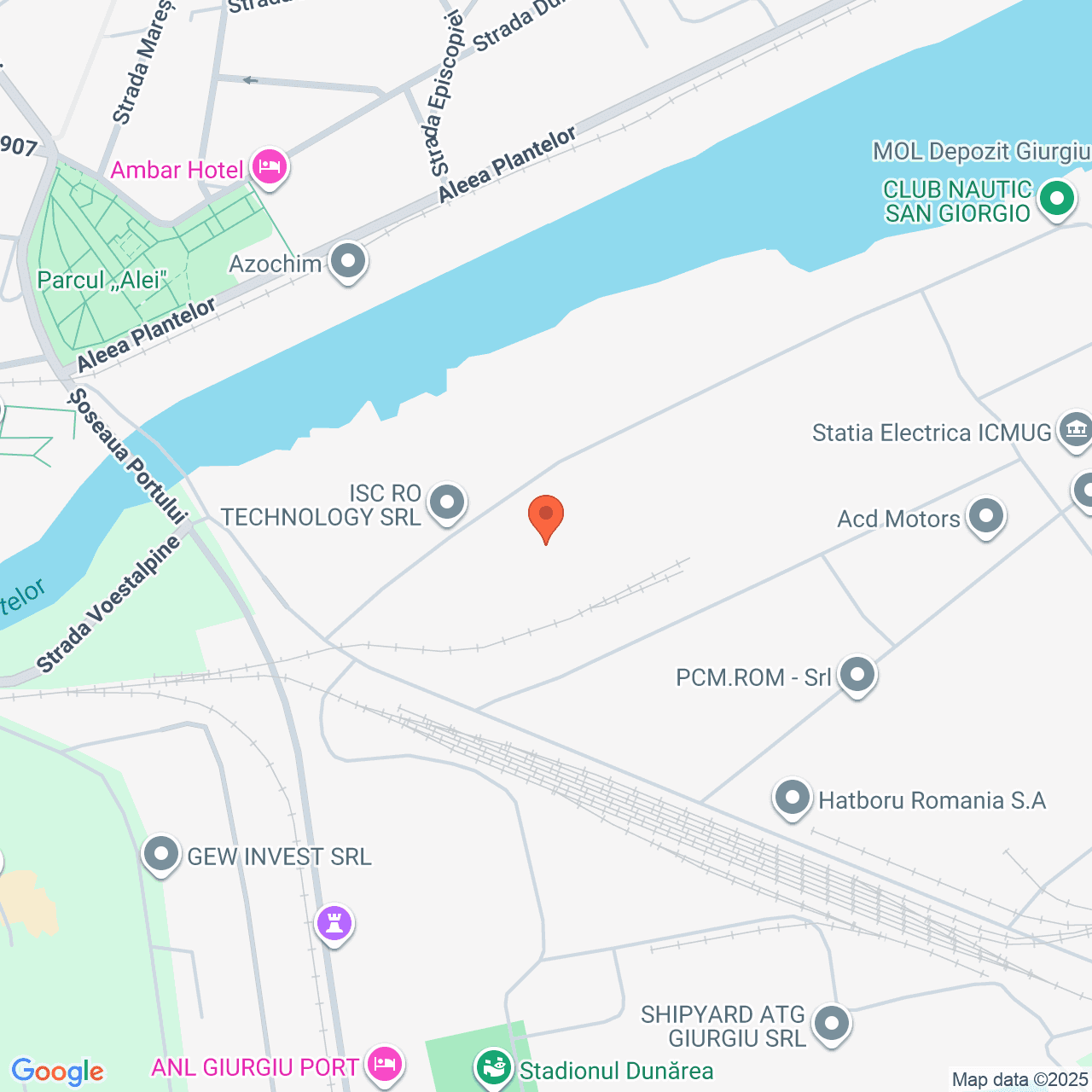 Poza harta streetview, zoom 16, adresa Zona Libera Giurgiu, , judetul