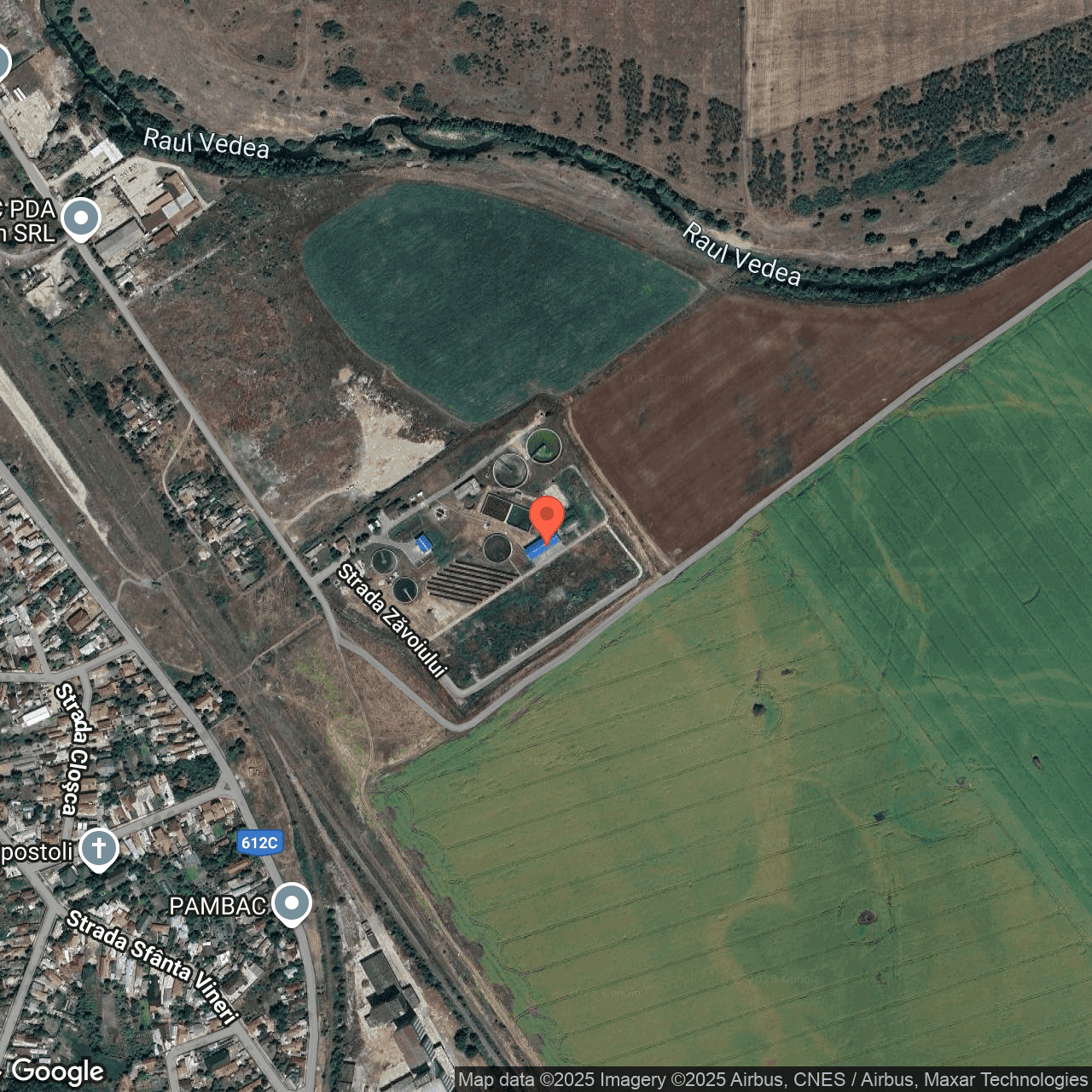 Poza harta hybrid, zoom 16, adresa strada Zavoiului nr 13 Rosiori de Vede, , judetul