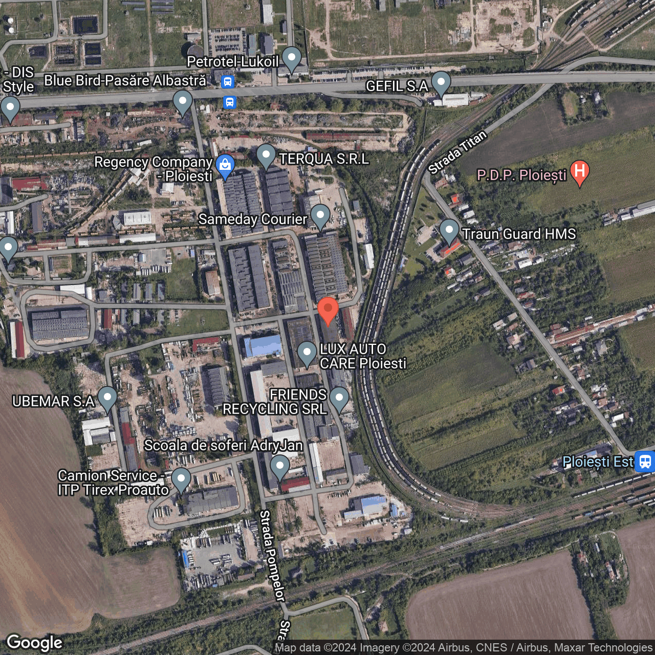 Poza harta hybrid, zoom 16, adresa Ploiești, str. Pompelor nr. 3, , judetul