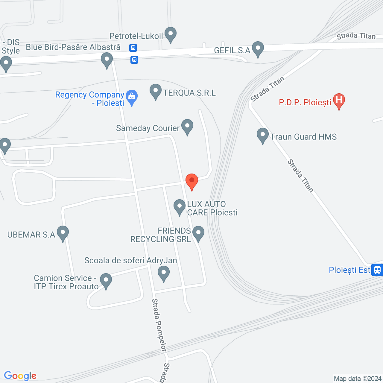 Poza harta streetview, zoom 16, adresa Ploiești, str. Pompelor nr. 3, , judetul