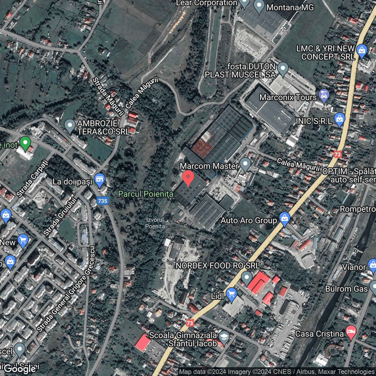 Poza harta hybrid, zoom 16, adresa Campulung Arges, , judetul