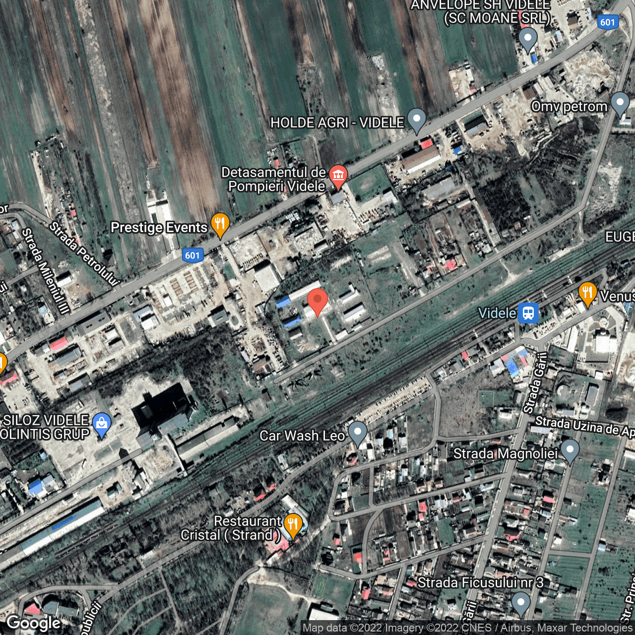 Poza harta hybrid, zoom 16, adresa Videle, judetul Teleorman
