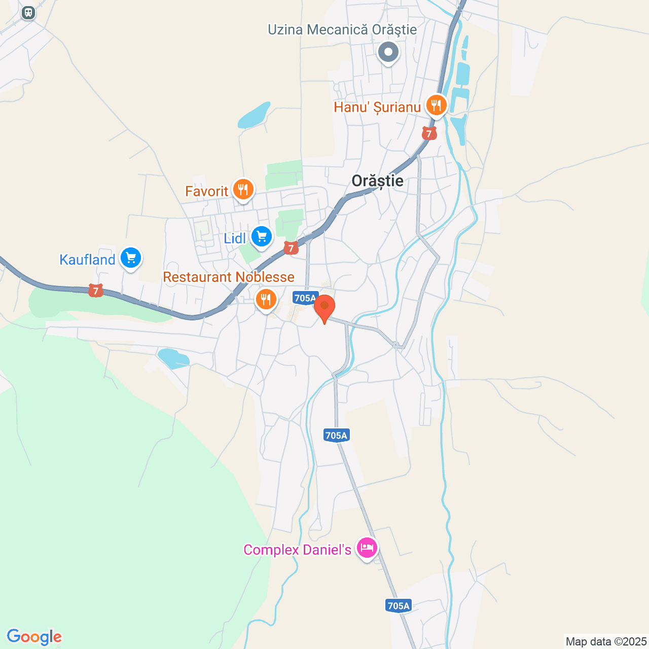 Poza harta streetview, zoom 14, adresa Orastie, str. Gh. Lazar, nr. 2, , judetul
