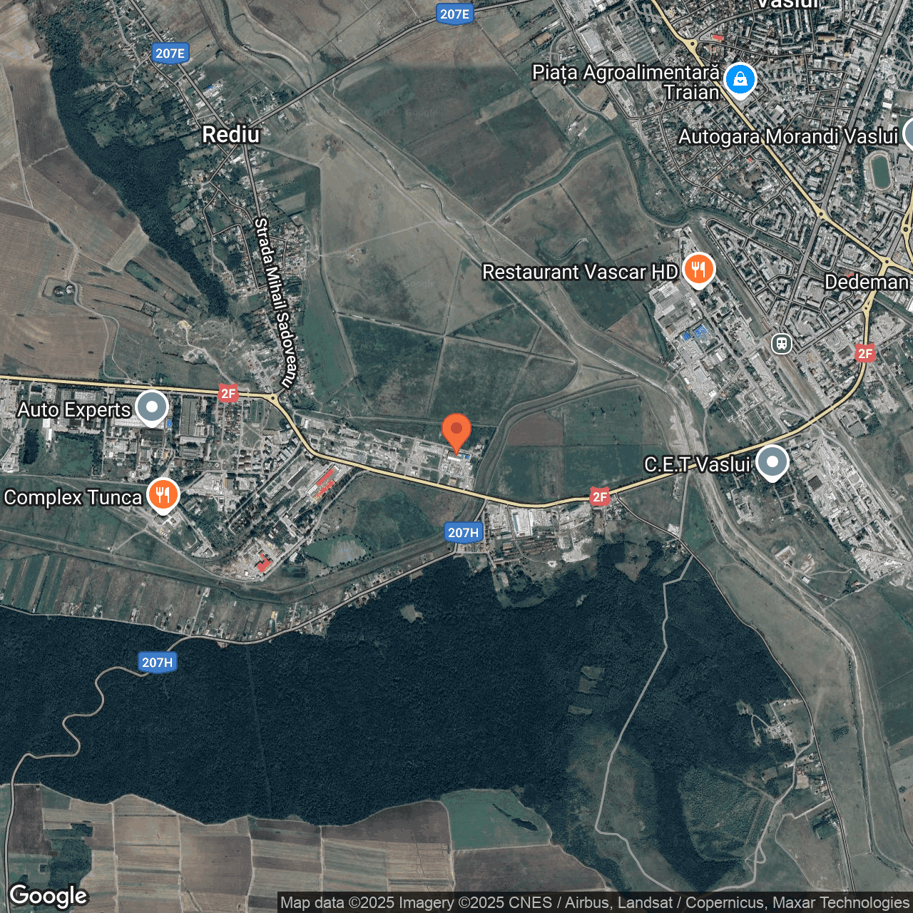 Poza harta hybrid, zoom 14, adresa VASLUI, STR. CERAMICII NR. 40, , judetul