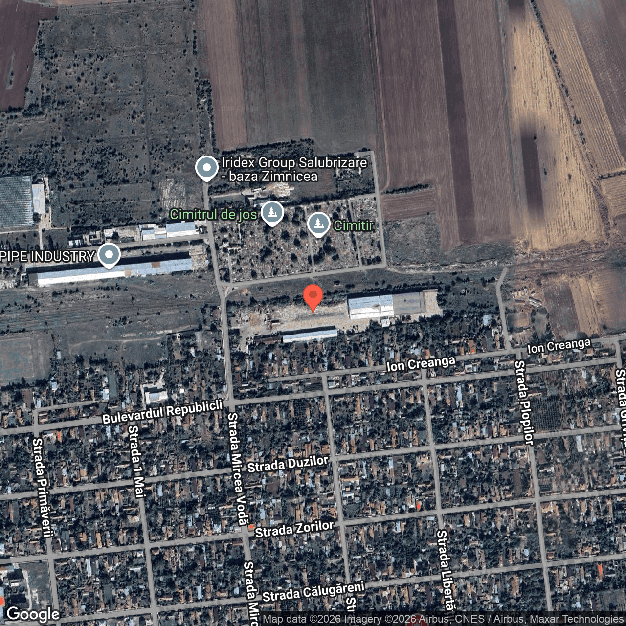 Poza harta hybrid, zoom 16, adresa Zimnicea Teleorman, , judetul