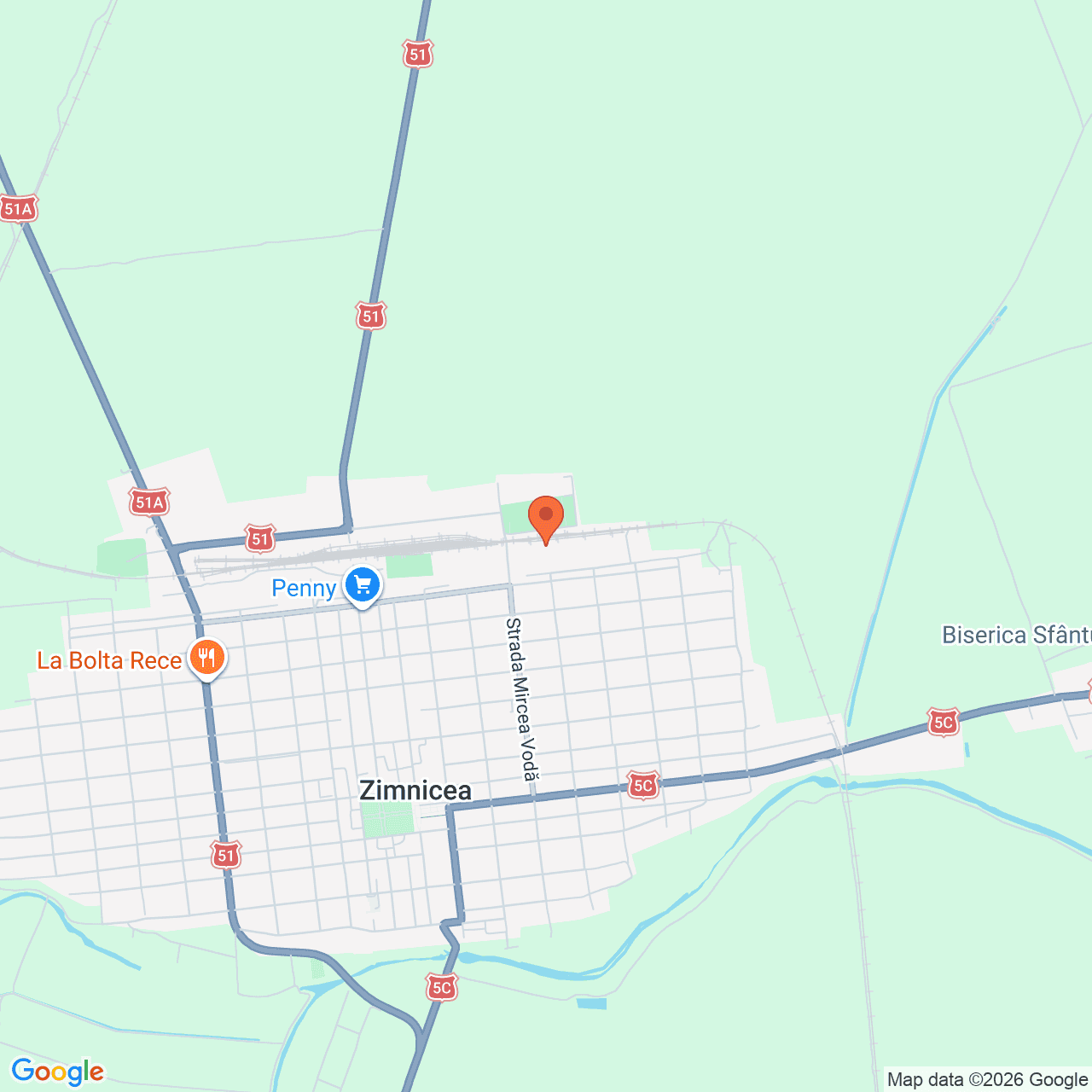 Poza harta streetview, zoom 14, adresa Zimnicea Teleorman, , judetul