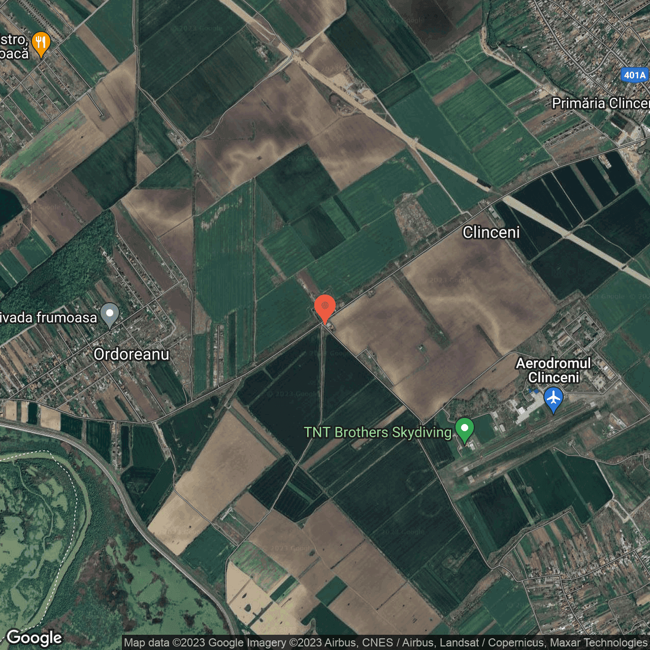 Poza harta hybrid, zoom 14, adresa Clinceni, , judetul