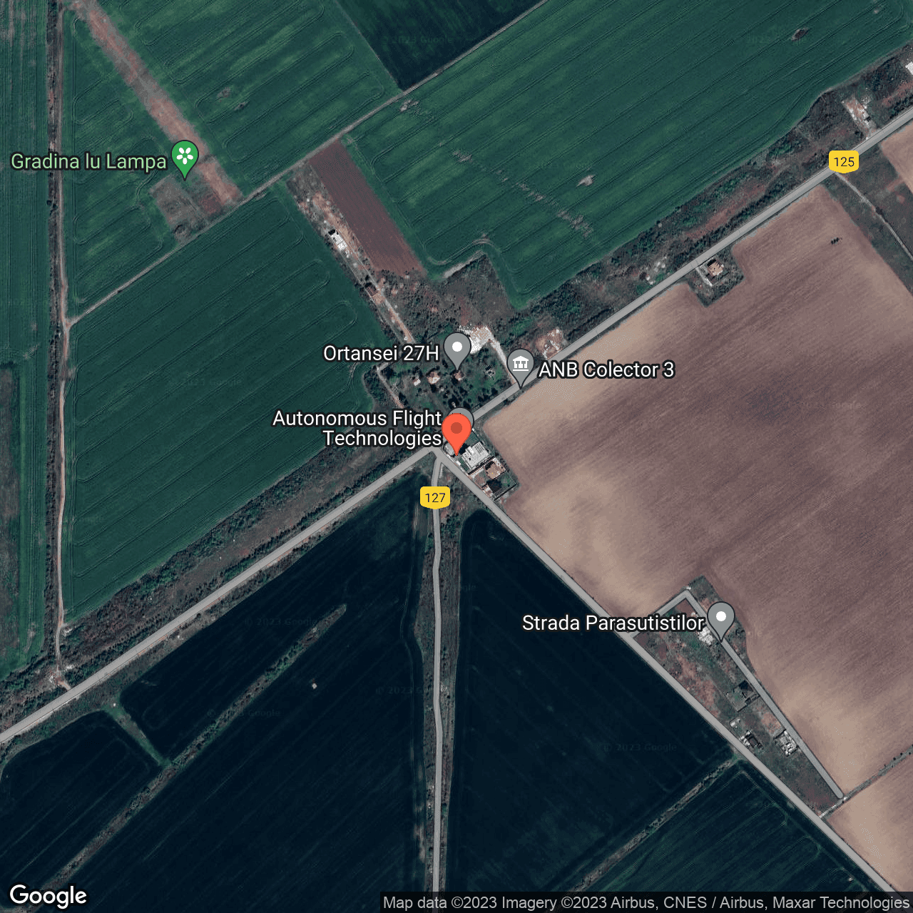 Poza harta hybrid, zoom 16, adresa Clinceni, , judetul