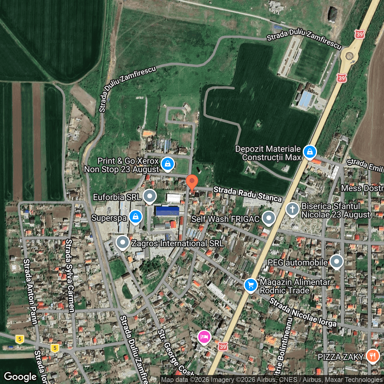 Poza harta hybrid, zoom 16, adresa Str. Dan Deșliu, Nr. 4 23 August, , judetul