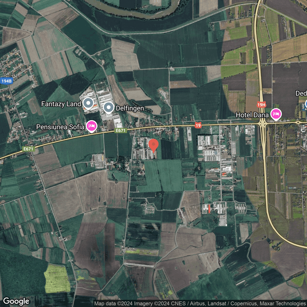 Poza harta hybrid, zoom 14, adresa atu Mare, strada Merilor, nr. 42, , judetul