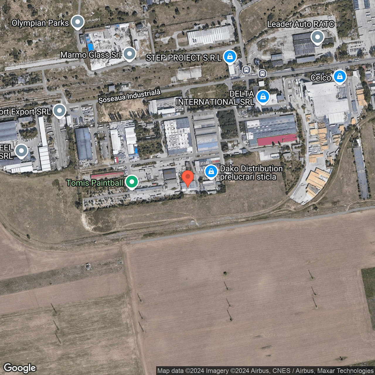 Poza harta hybrid, zoom 16, adresa Constanta, Strada Industriala, nr. 9, , judetul