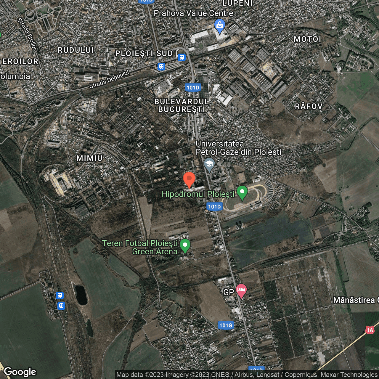 Poza harta hybrid, zoom 14, adresa Ploiești, , judetul