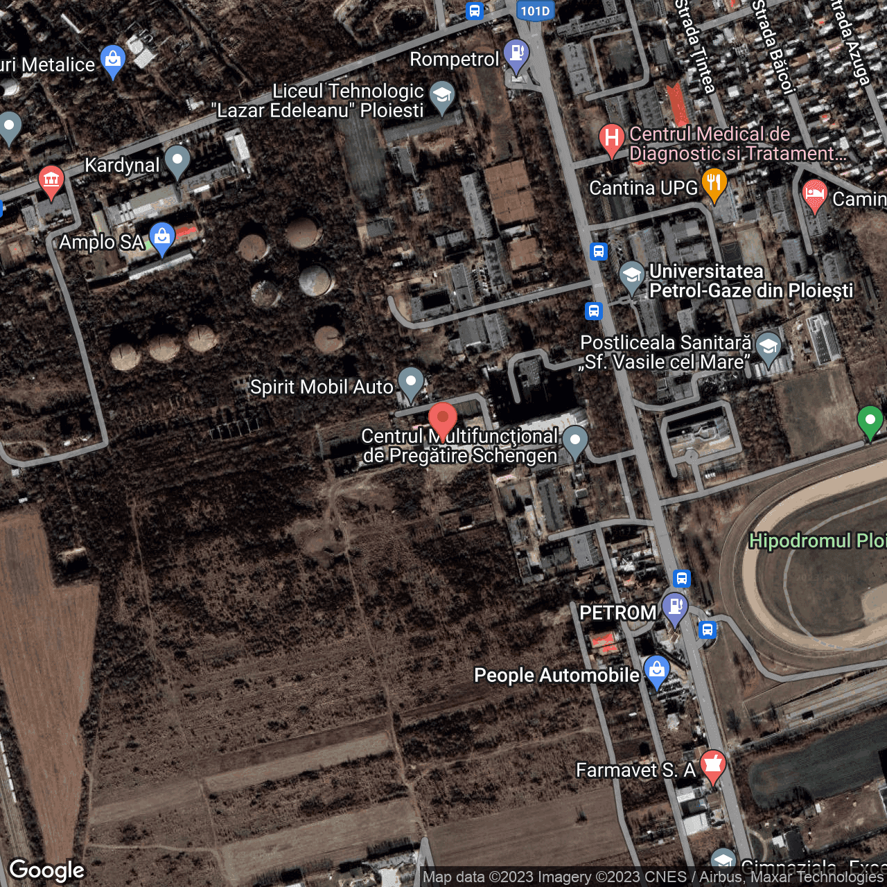 Poza harta hybrid, zoom 16, adresa Ploiești, , judetul