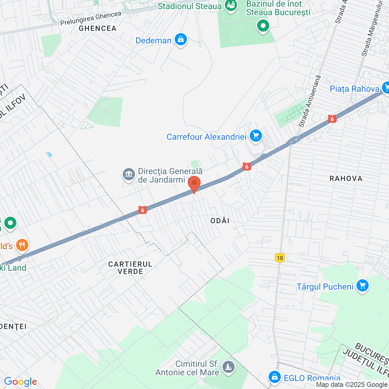 Poza harta streetview, zoom 14, adresa Sos. Alexandriei, nr. 199 D, Sector 5, Bucuresti, , judetul