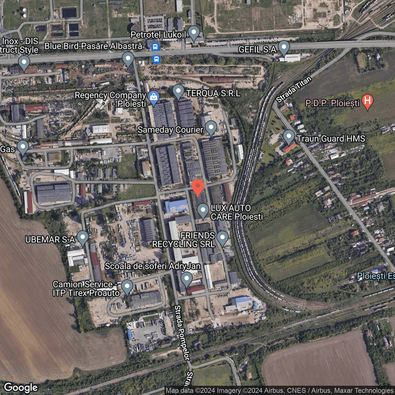 Poza harta hybrid, zoom 16, adresa Ploiești, str. Pompelor nr. 3, , judetul