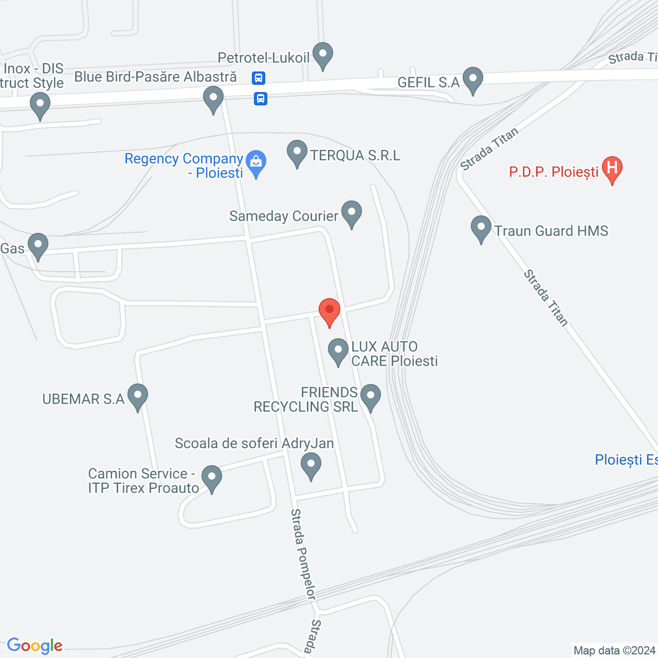 Poza harta streetview, zoom 16, adresa Ploiești, str. Pompelor nr. 3, , judetul