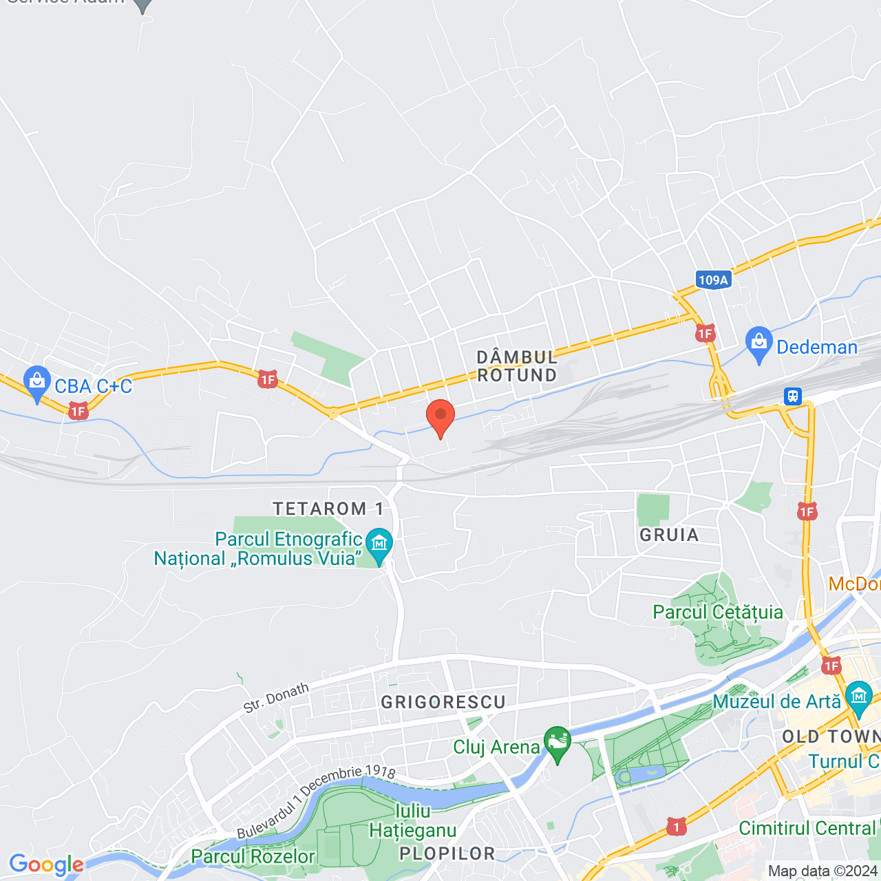 Poza harta streetview, zoom 14, adresa Cluj-Napoca, str. Tudor Vladimirescu, nr. 16, , judetul