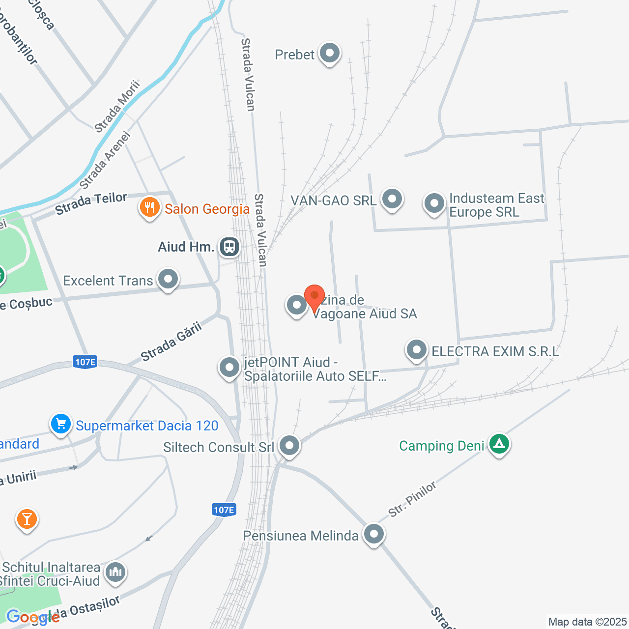 Poza harta streetview, zoom 16, adresa Aiud, str. Vulcan, nr. 2-10, , judetul