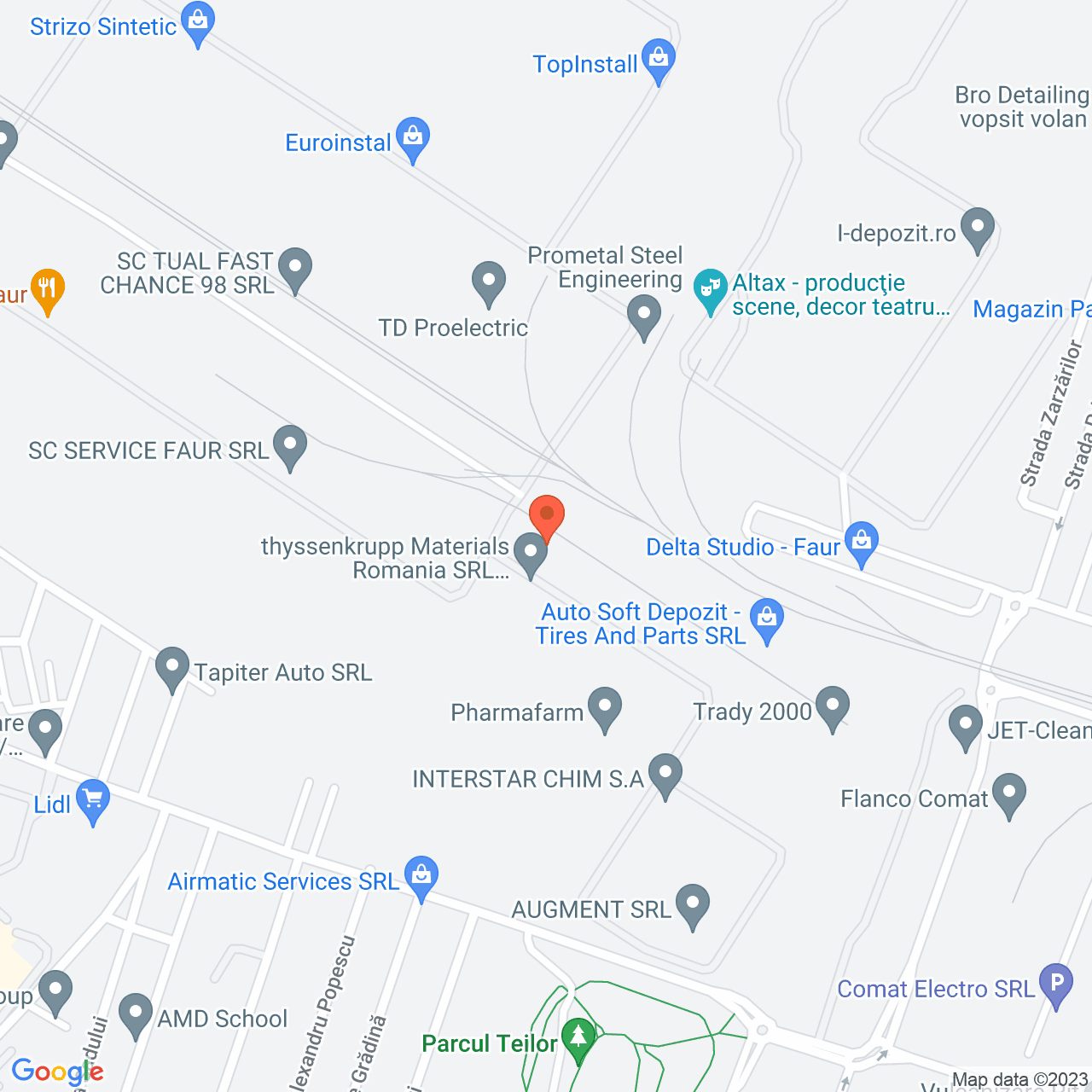 Poza harta streetview, zoom 16, adresa Bulevardul Basarabia, nr. 256, , judetul