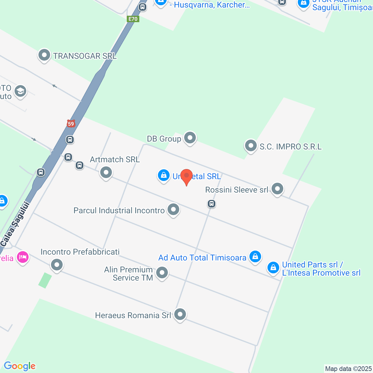 Poza harta streetview, zoom 16, adresa Giroc, sat Chisoda, DN 59 , , judetul