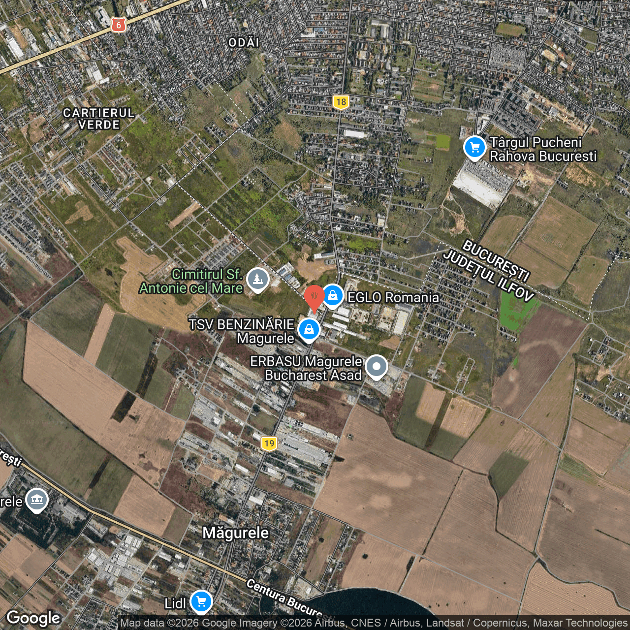 Poza harta hybrid, zoom 14, adresa Magurele, str.Atomistilor nr.12, jud.Ilfov, , judetul