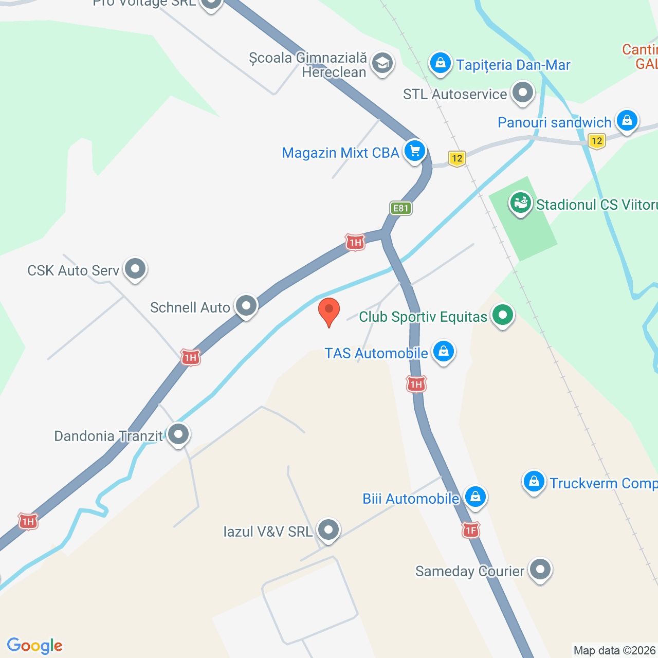 Poza harta streetview, zoom 16, adresa Hereclean Salaj, , judetul