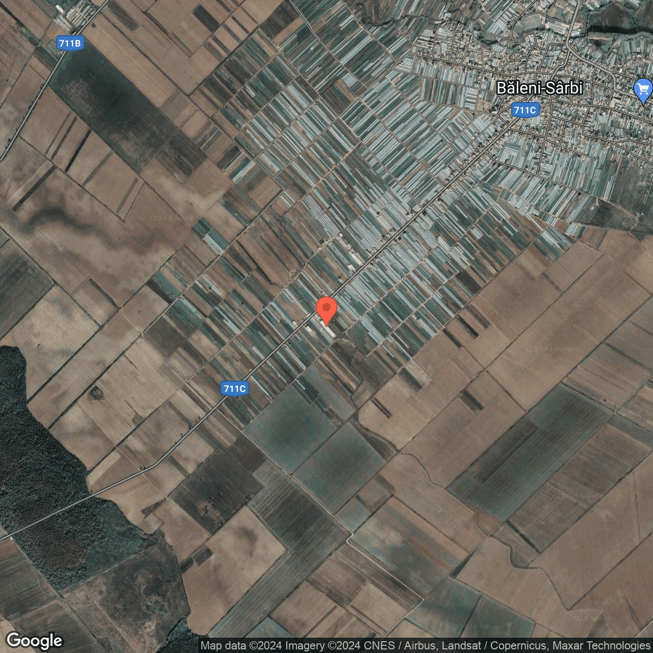 Poza harta hybrid, zoom 14, adresa Soseaua Nucet, nr. 239, Baleni Sirbi, , judetul