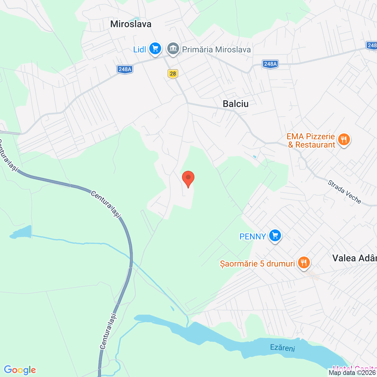 Poza harta streetview, zoom 14, adresa Balciu Miroslava Iasi, , judetul