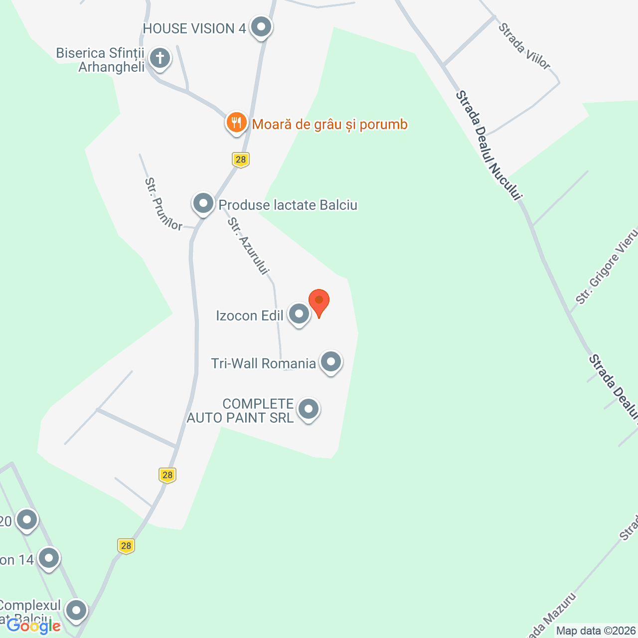Poza harta streetview, zoom 16, adresa Balciu Miroslava Iasi, , judetul