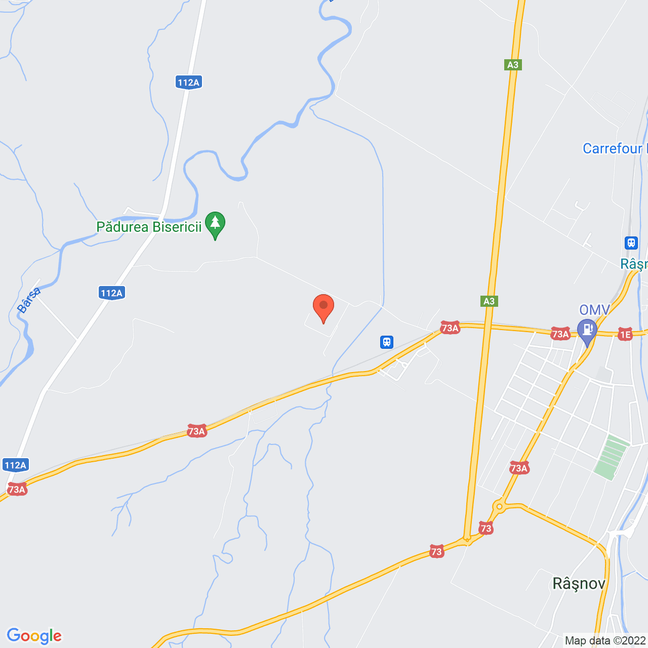 Poza harta streetview, zoom 14, adresa Rasnov, judetul Brasov