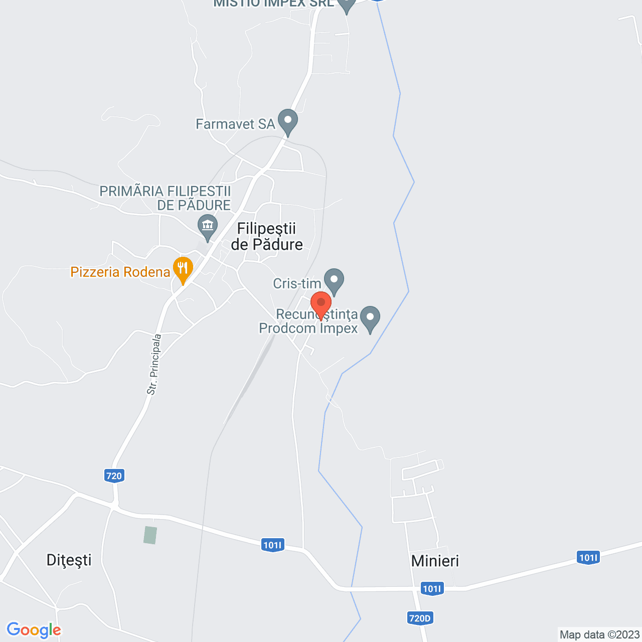 Poza harta streetview, zoom 14, adresa Filipestii de Padure, , judetul