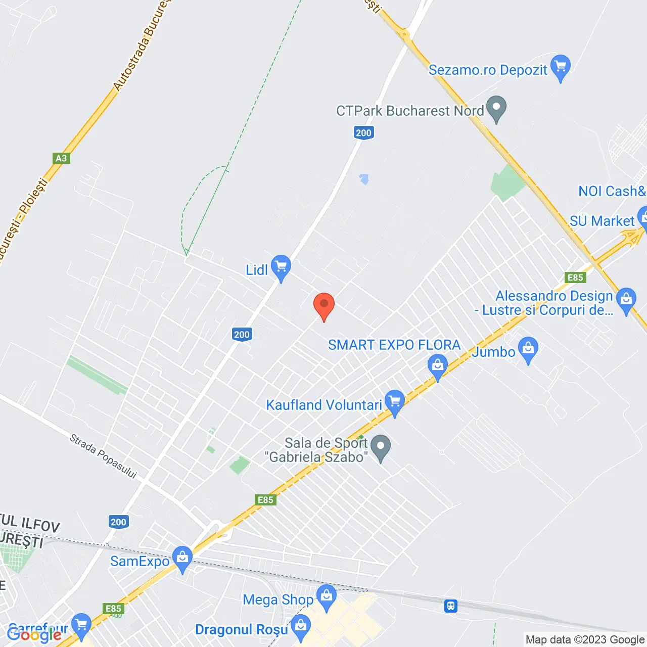 Poza harta streetview, zoom 14, adresa Voluntari Strada Galata nr 46, , judetul