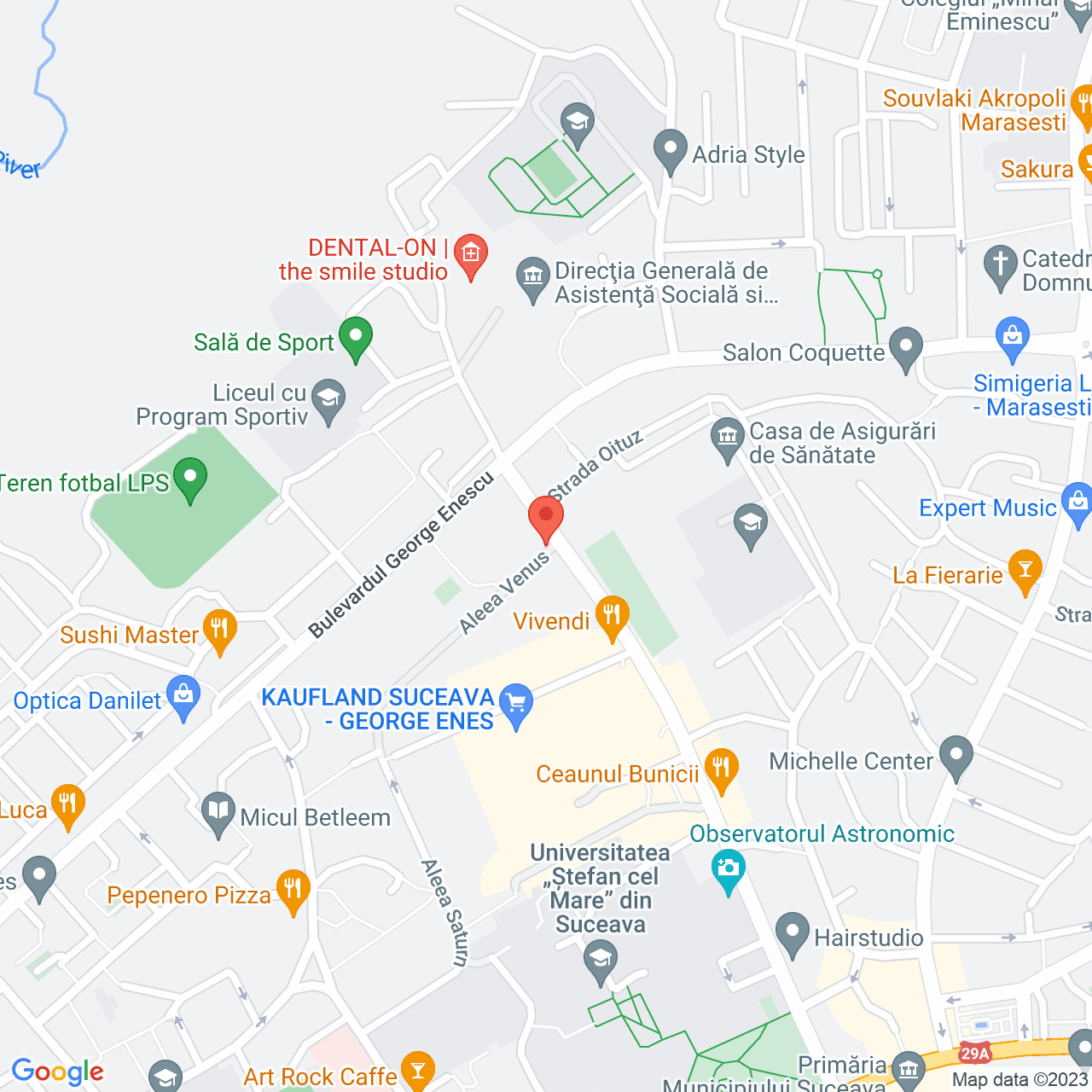 Poza harta streetview, zoom 16, adresa Aleea Venus Suceava, , judetul