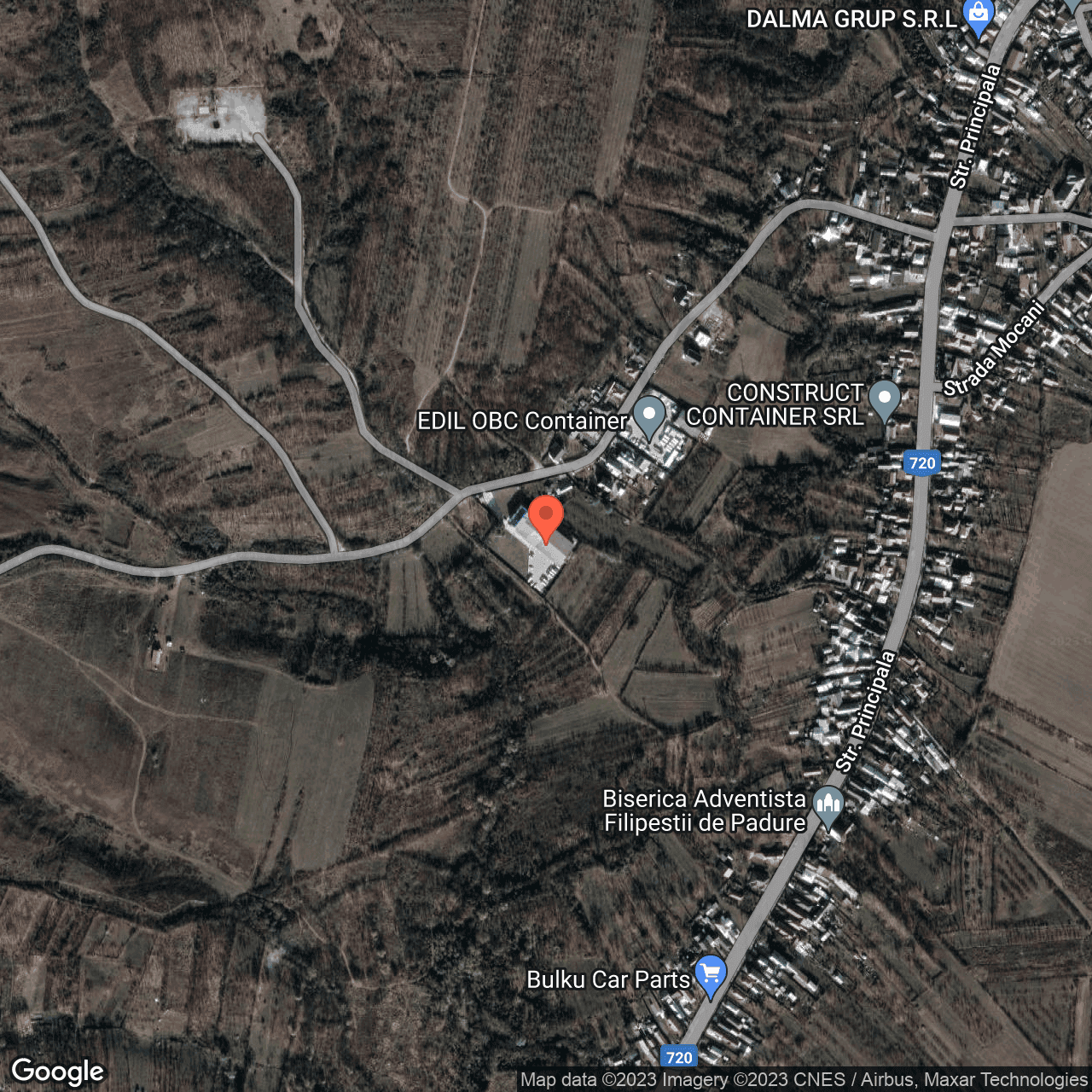 Poza harta hybrid, zoom 16, adresa Filipestii de Padure, , judetul