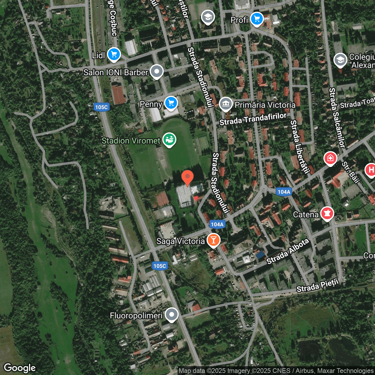 Poza harta hybrid, zoom 16, adresa Victoria, judet Brașov, , judetul