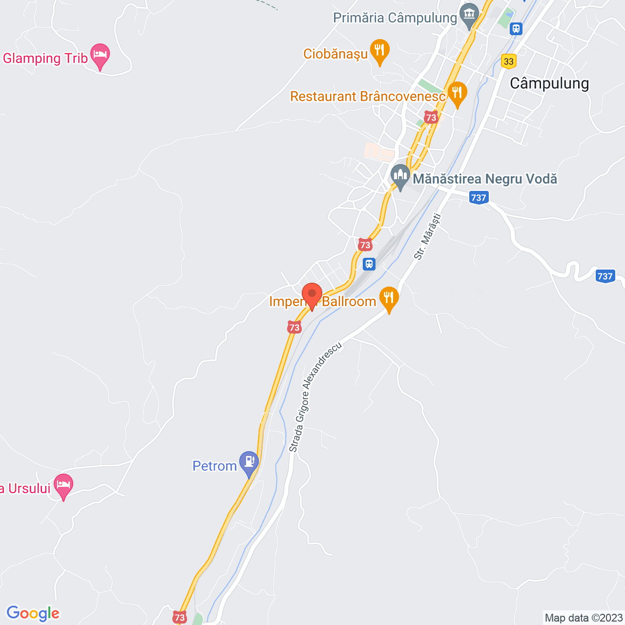 Poza harta streetview, zoom 14, adresa Strada Walter Mărăcineanu 1 Câmpulun, , judetul