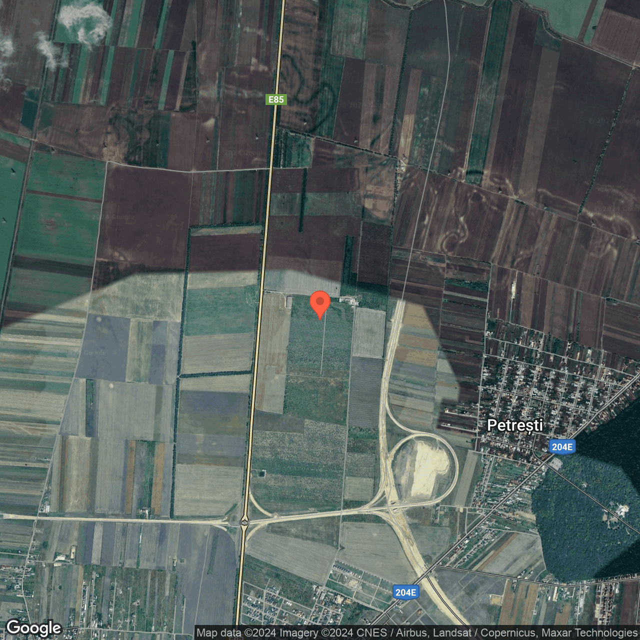 Poza harta hybrid, zoom 14, adresa Focsani, , judetul