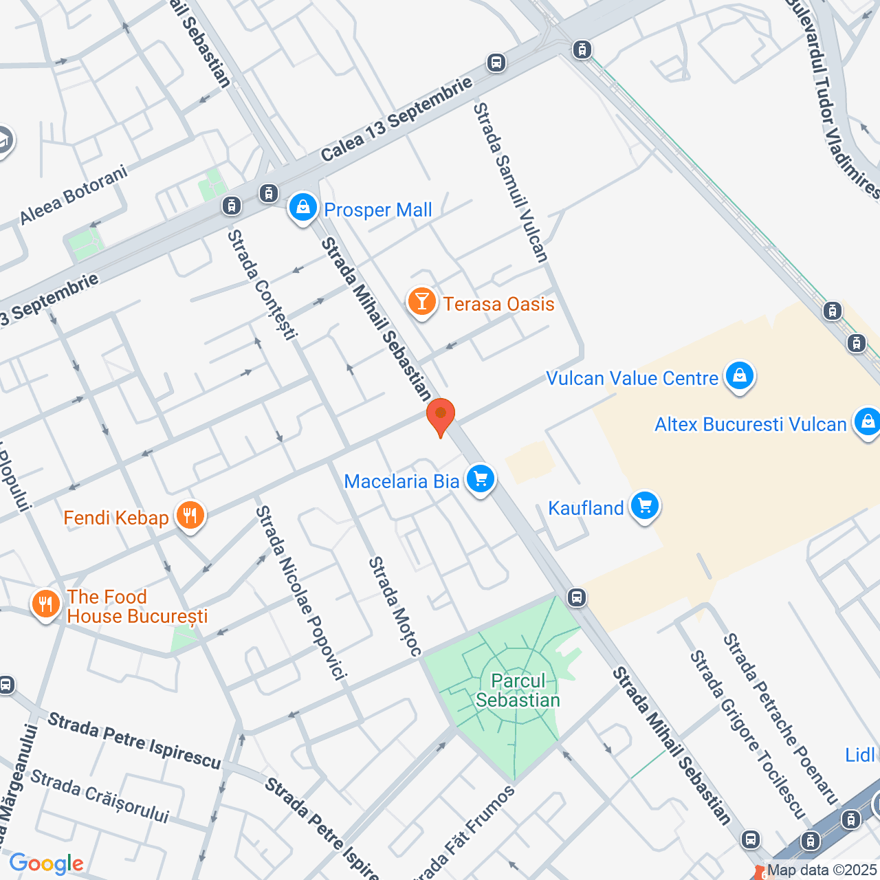 Poza harta streetview, zoom 16, adresa București, Str. Mihail Sebastian nr. 23E, , judetul