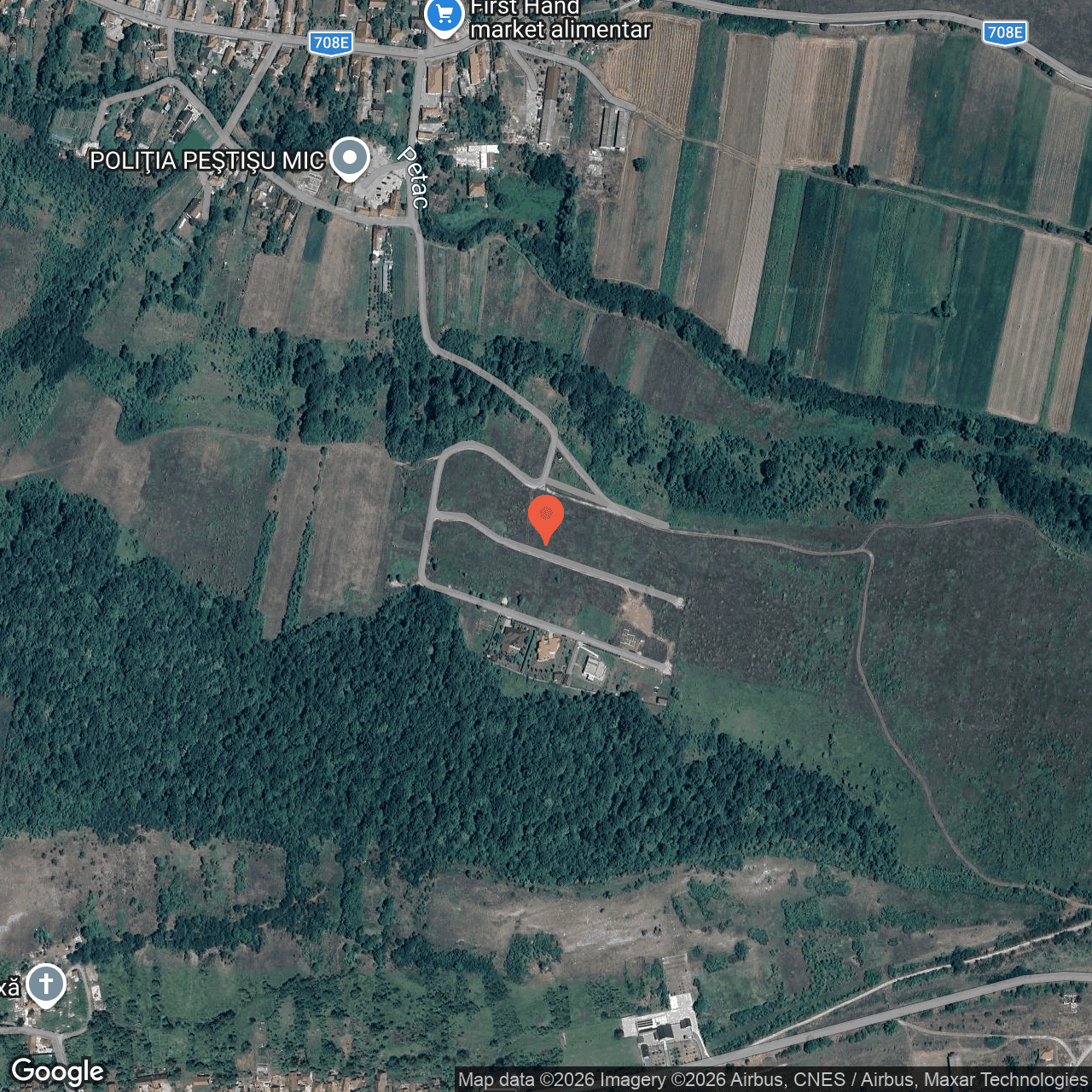 Poza harta hybrid, zoom 16, adresa Pestisu Mic Hunedoara, , judetul