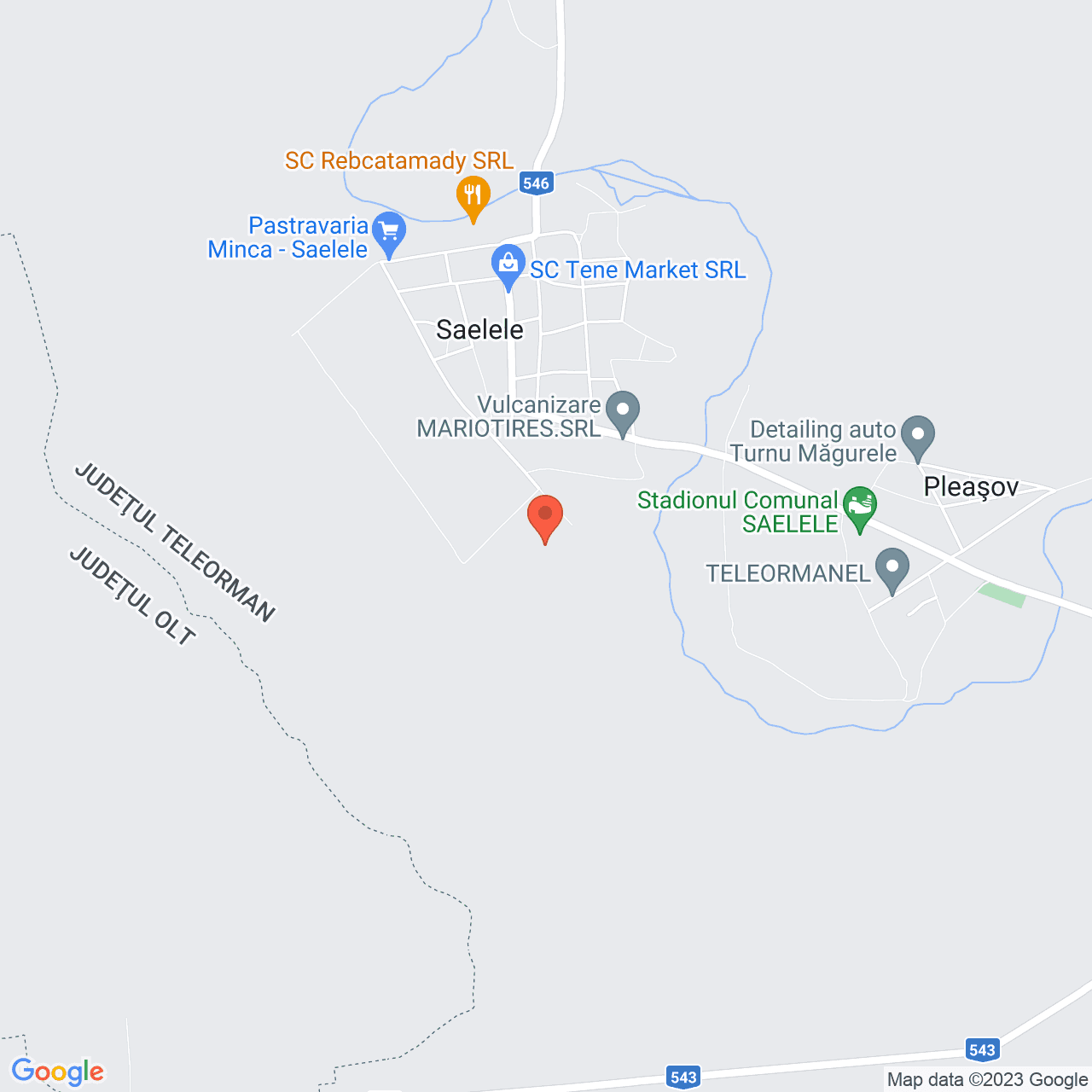 Poza harta streetview, zoom 14, adresa Saelele, , judetul