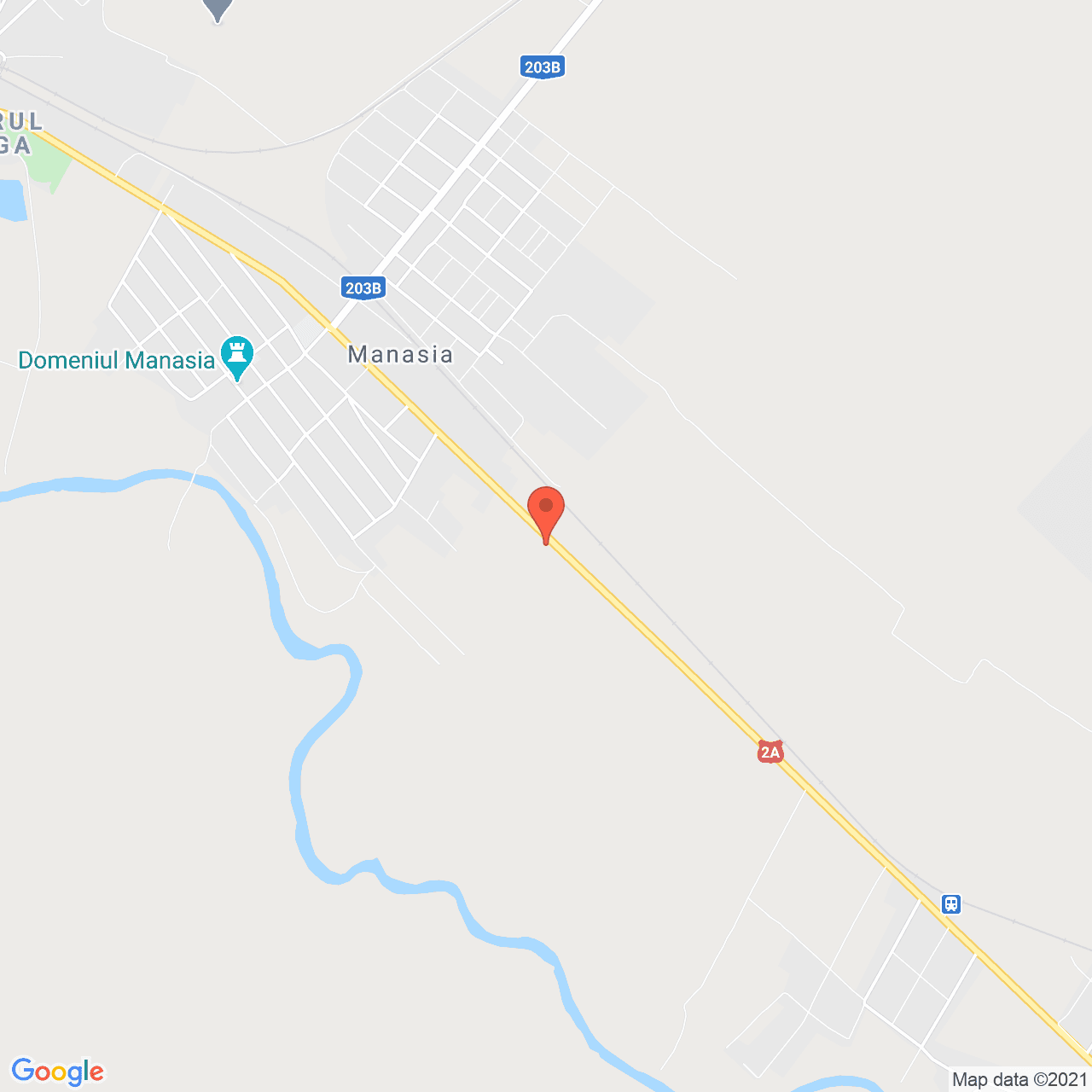 Poza harta streetview, zoom 14, adresa Manasia, Urziceni, judetul Ialomita