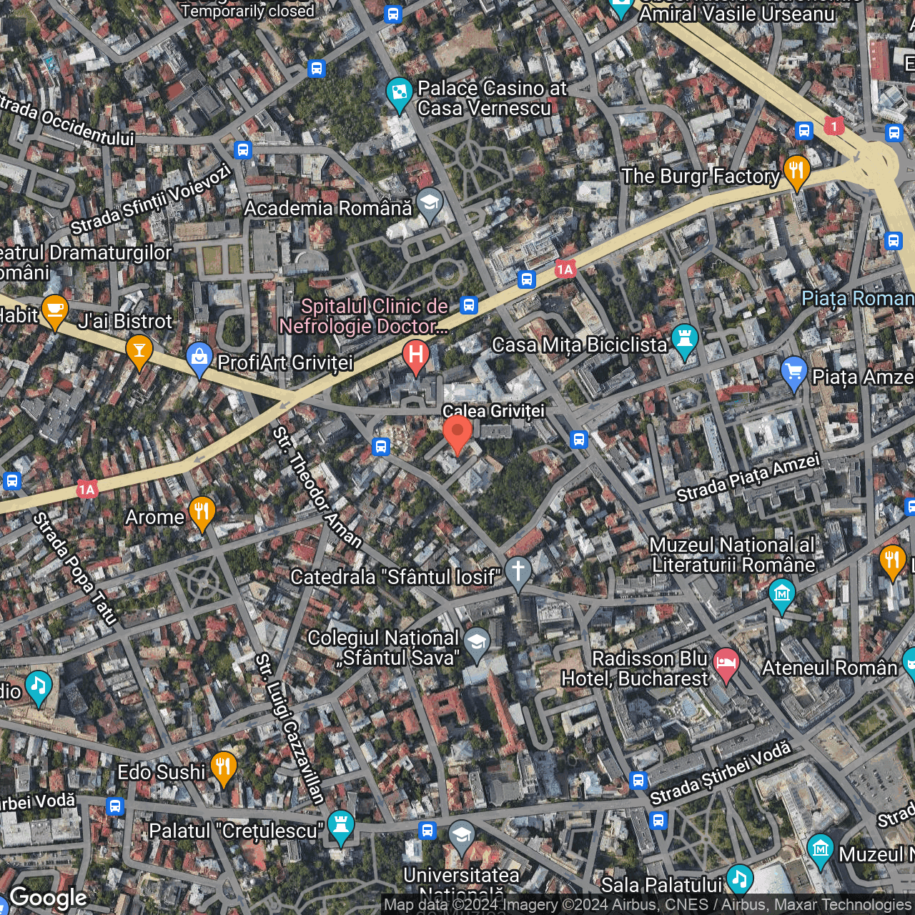 Poza harta hybrid, zoom 16, adresa Strada General Constantin Budișteanu 11, , judetul