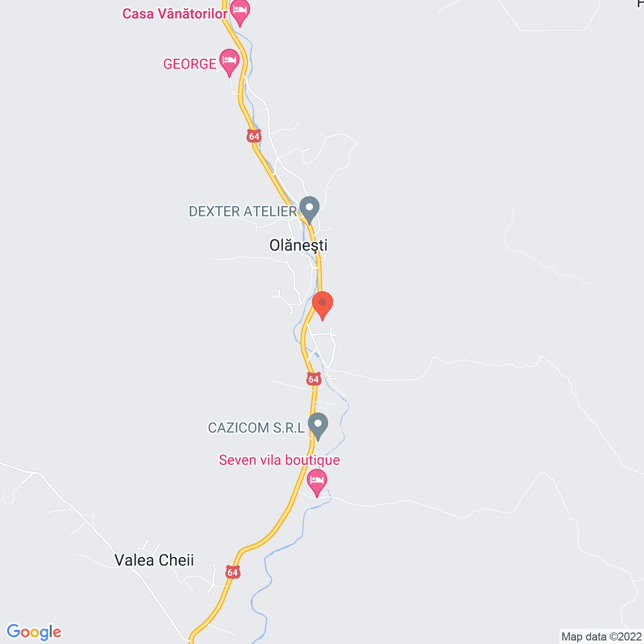 Poza harta streetview, zoom 14, adresa Olanesti, judetul Valcea