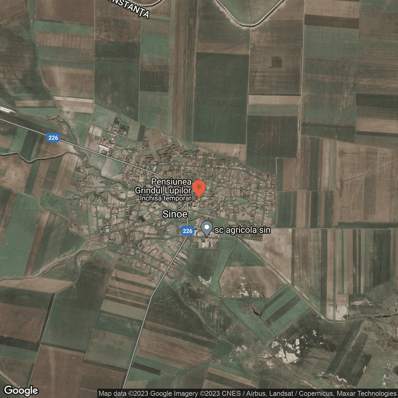 Poza harta hybrid, zoom 14, adresa Oierilor 4 Sinoie, , judetul