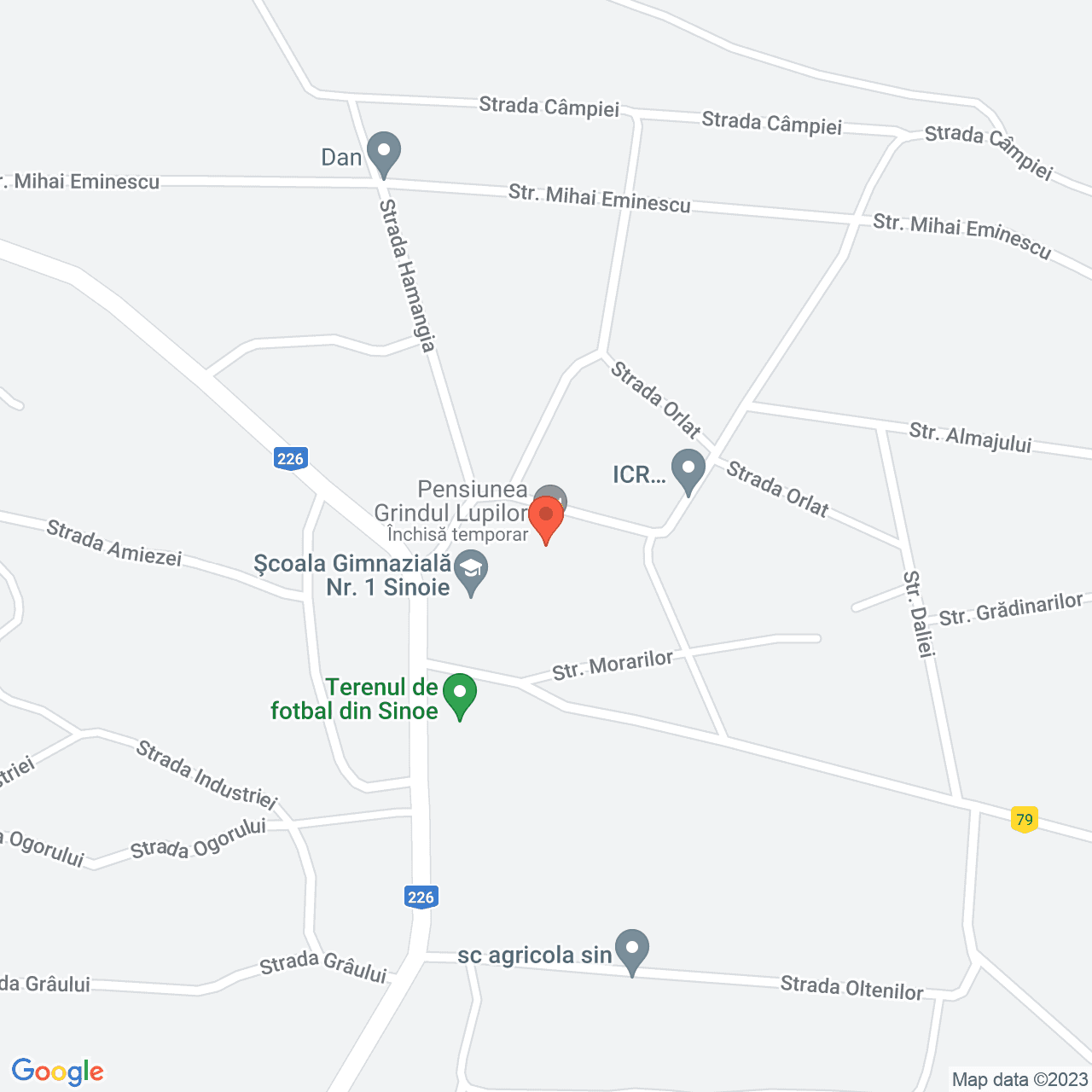 Poza harta streetview, zoom 16, adresa Oierilor 4 Sinoie, , judetul